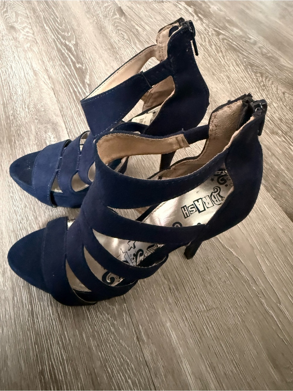 Women’s Strappy High Heel Sandals - Navy and others